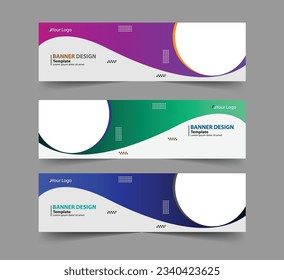 Vector abstract geometric design banner web template.