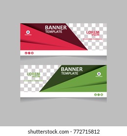Vector abstract geometric design banner web template. Vector design Banner background.