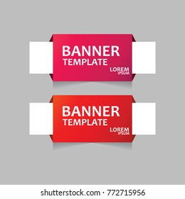 Vector abstract geometric design banner web template. Vector design Banner background.