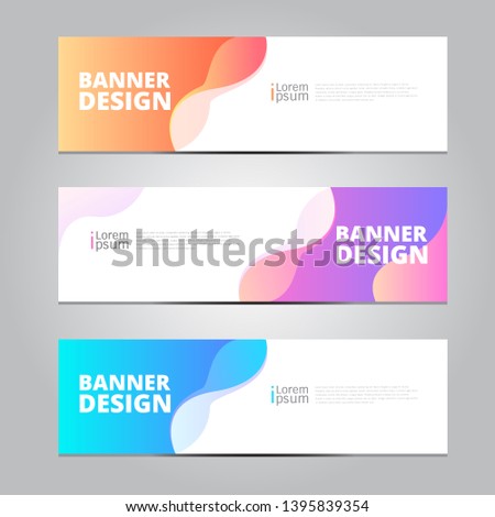 
Vector abstract geometric design banner web template.
