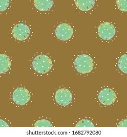 Vector abstract geometric doodle corona virus pattern with hand painted irregular germ. Graphic, modern design, healthcare, infographic, packaging.