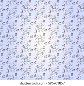 vector abstract geometric draw seamless pattern with flowers stone colored green yellow and light blue ornament