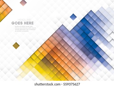 Vector of abstract geometric element and background