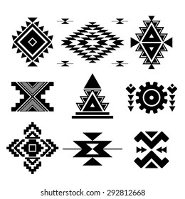 Vector abstract geometric elements