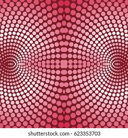 Vector abstract geometric forms background with distortion effect