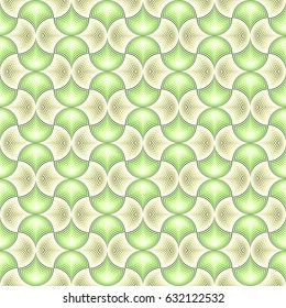 Vector abstract geometric forms background with distortion effect. Rhythmic seamless pattern