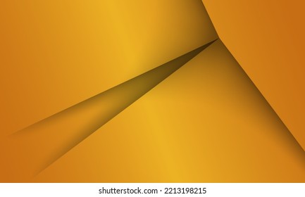 Vector Abstract Geometric With Gold Color Background For Template, Poster, Flyer Design.