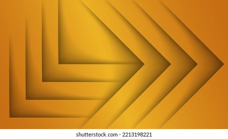 Vector Abstract Geometric With Gold Color Background For Template, Poster, Flyer Design.