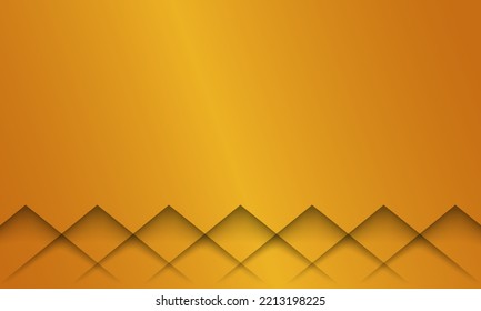 Vector Abstract Geometric With Gold Color Background For Template, Poster, Flyer Design.