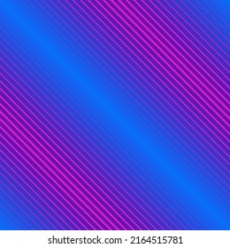 Vector abstract geometric halftone seamless pattern with small diamonds, mesh, grid. Extreme sport style background, urban art. Neon pink, blue and purple minimal texture. Gradient transition effect