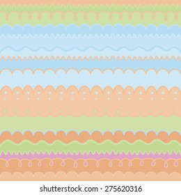 Vector abstract geometric hand drawn background. Seamless pattern.