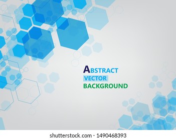 vector abstract geometric hexagon wallpaer design.
