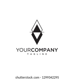 Vector abstract geometric logo. Ethnic logo design. Vector illustration EPS.8 EPS.10