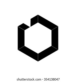 vector abstract geometric logo for your company illustration