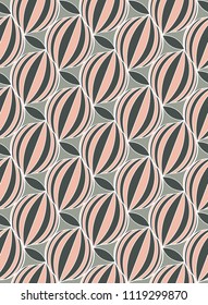 Vector abstract geometric monochromatic pattern. calm colors.