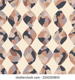 Vector abstract geometric multi color illustration seamless repeat pattern 