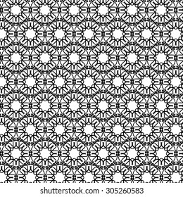 Vector Abstract Geometric Ornaments. Decorative Retro Background. Ornamental Pattern