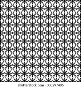 Vector Abstract Geometric Ornaments. Decorative Retro Background. Ornamental Pattern