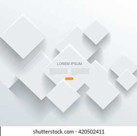 Vector Abstract geometric paper background