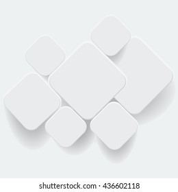 Vector Abstract geometric paper background