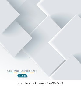 Vector Abstract geometric paper background