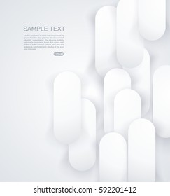 Vector Abstract geometric paper background