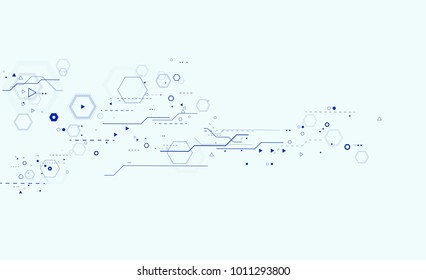 Vector of abstract geometric pattern and background