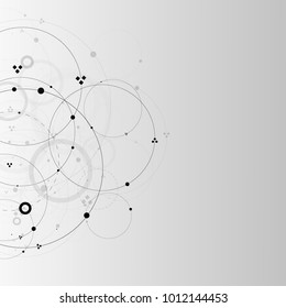 Vector of abstract geometric pattern and background