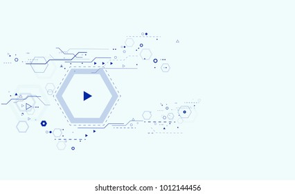 Vector of abstract geometric pattern and background