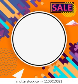 Vector of abstract geometric pattern and background