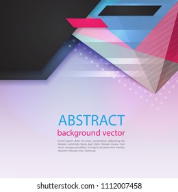 Vector of abstract geometric pattern and background for your presentation.