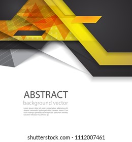 Vector of abstract geometric pattern and background for your presentation.