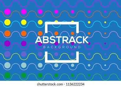 Vector of abstract geometric pattern and background
