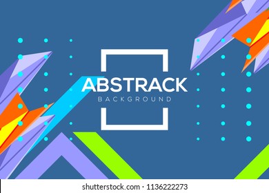Vector of abstract geometric pattern and background