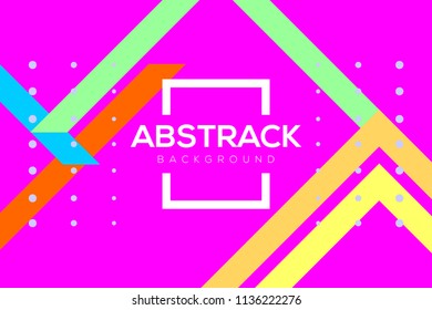Vector of abstract geometric pattern and background