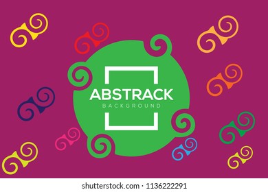 Vector of abstract geometric pattern and background
