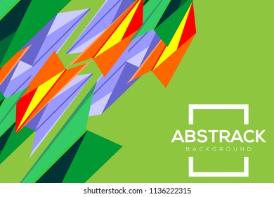 Vector of abstract geometric pattern and background