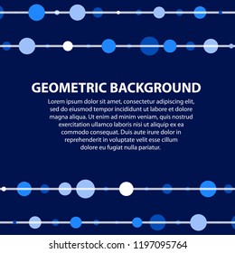 Vector of abstract geometric pattern and background