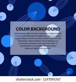 Vector of abstract geometric pattern and background