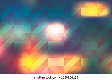 Vector of abstract geometric pattern and background