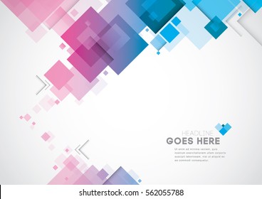 Vector of abstract geometric pattern and background