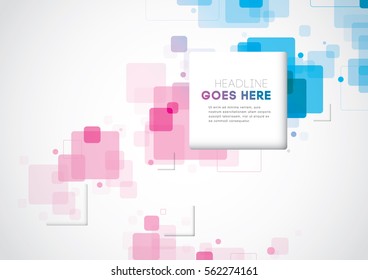 Vector of abstract geometric pattern and background