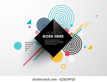 Vector of abstract geometric pattern and background Vector of abstract geometric pattern and background