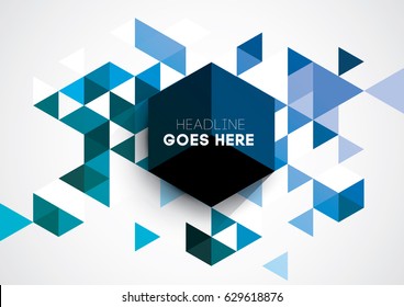 Vector Abstract geometric pattern and background