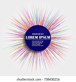 Vector of abstract geometric pattern and background