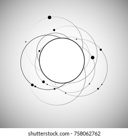 Vector of abstract geometric pattern and background