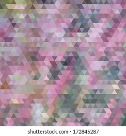 Vector abstract  geometric pink template background with triangles