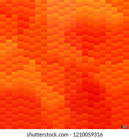 Vector abstract geometric red background for design.