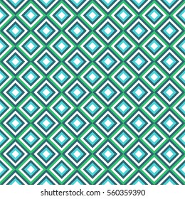 Vector abstract geometric rhombus seamless pattern background
