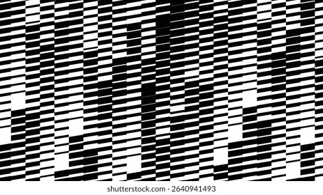 Vector abstract geometric seamless pattern with wave fading lines, tracks, halftone stripes. Extreme sport style illustration, urban art. Trendy monochrome graphic texture. Stylish sports pattern.